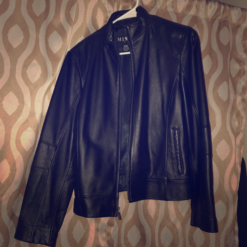 100% genuine leather jacket